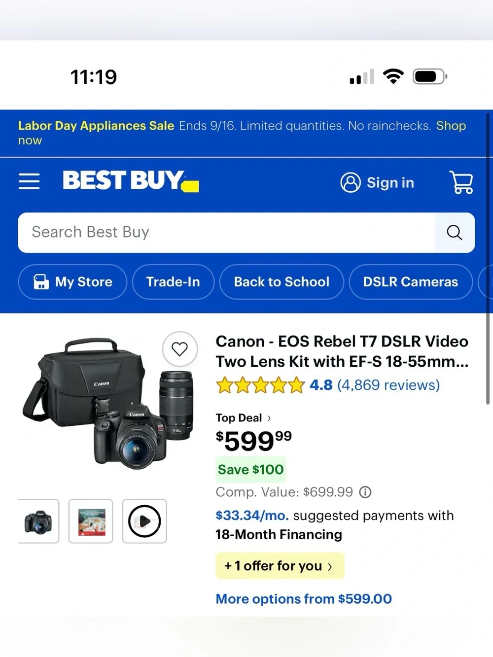 Canon eos rebel